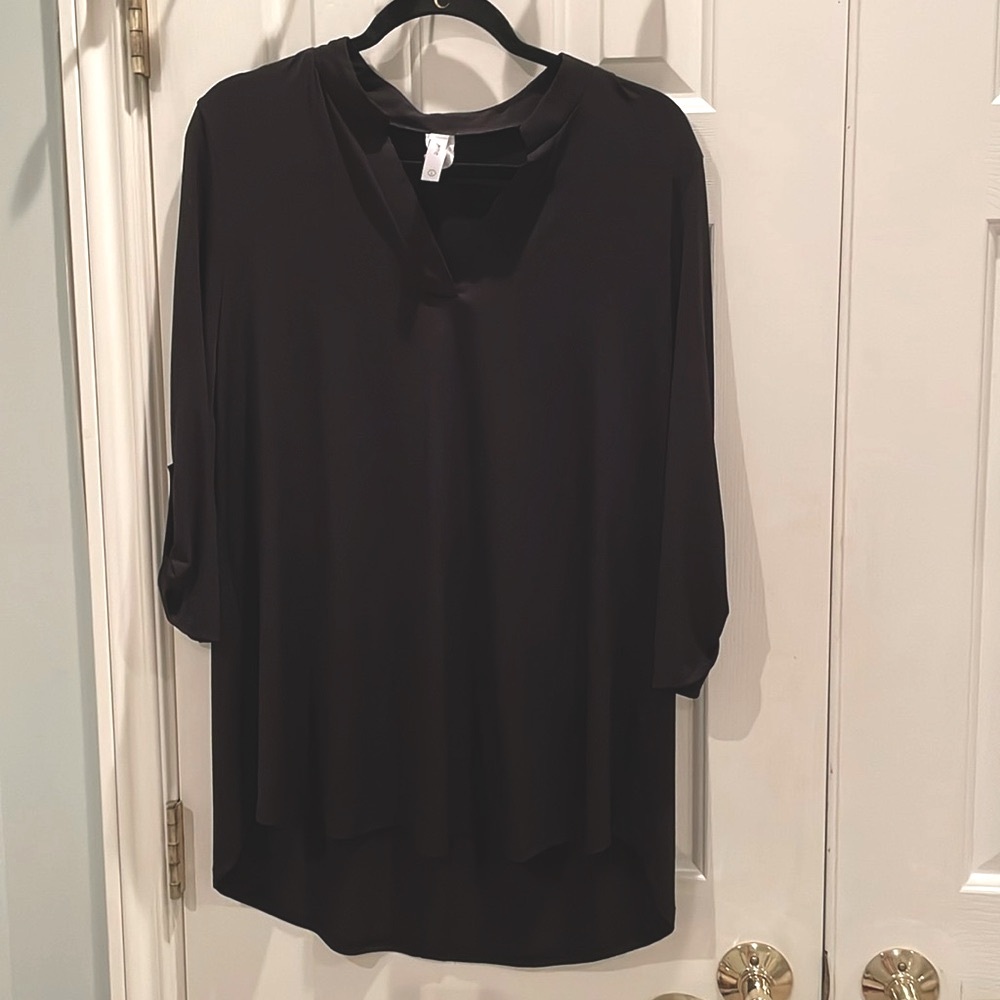 Honeyme Black Gabby Top tunic L